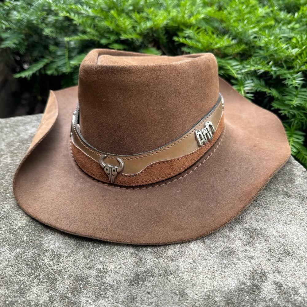 Head'n Home Leather Hat No Size